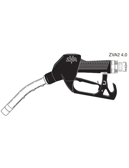 ZVA2 4m dn 19 Elaflex- кран для выдачи нефтепродуктов на АЗС