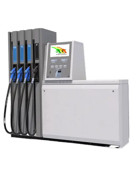 ТРК для нефтепродуктов BlueSky RT-C482 - 4 вида, 8 рукавов